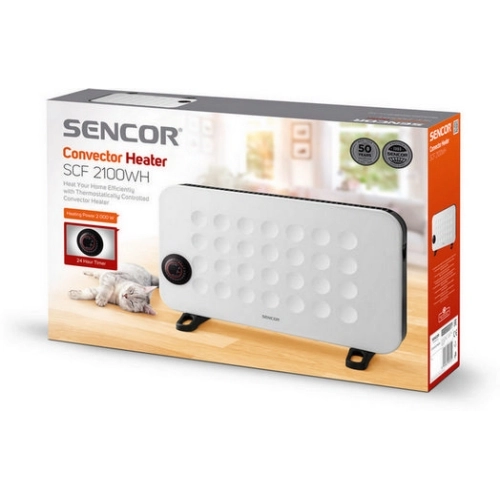 Přenosný přímotop s časovačem SENCOR SCF 2100WH 750/1250/2000W (obrázek 3)