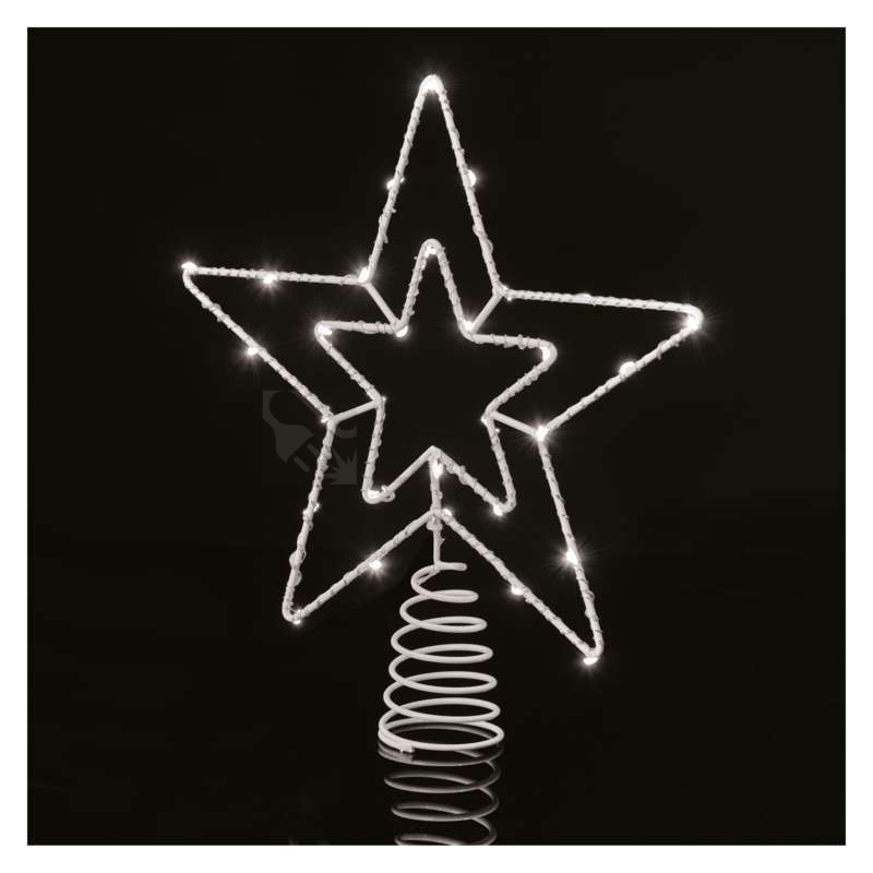Obrázek produktu  Vánoční osvětlení LED hvězda EMOS Connecting D1ZC01 bez napájecího zdroje 28cm studená bílá 6