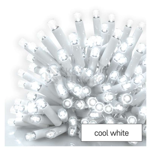 Propojovací vánoční řetěz bez zdroje EMOS Connecting D2AC05 100LED 10m studená bílá