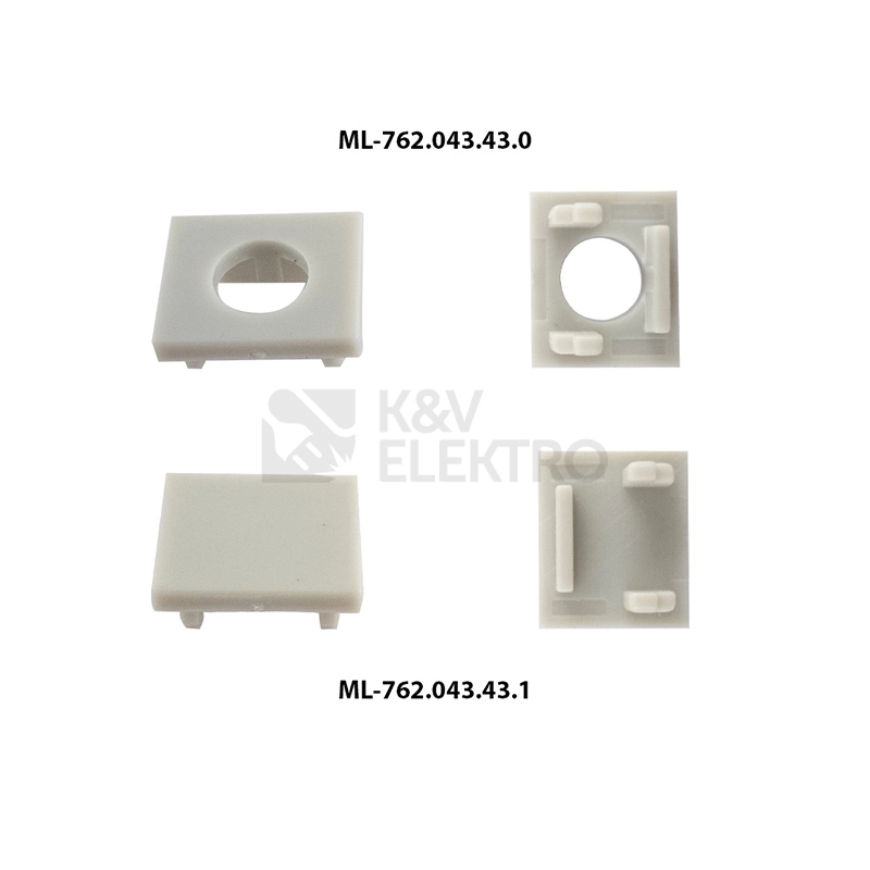 Obrázek produktu Obkladový hliníkový profil McLED DP 33x11mm včetně mléčného difuzoru 1m ML-761.043.43.1 3