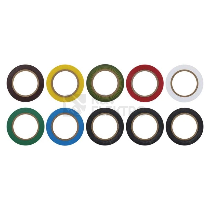 Obrázek produktu Izolační páska EMOS F615992 15mm x 10m sada barev 2