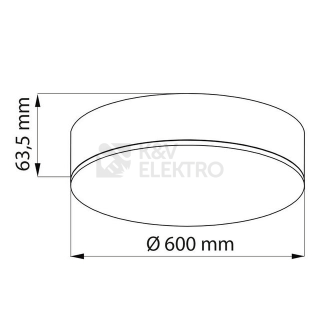 Obrázek produktu LED svítidlo McLED Nova R 600 60W 4000K černá ML-416.098.33.0 7