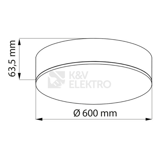 Obrázek produktu LED svítidlo McLED Nova R 600 60W 3000K černá ML-416.097.33.0 4