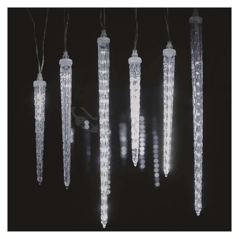 Obrázek produktu LED vánoční girlanda EMOS DCPC06 6x rampouch 2m 230V studená bílá 1