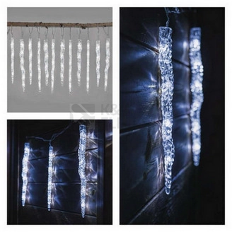 Obrázek produktu LED vánoční girlanda EMOS DCPC07 12x rampouch 3,6m 230V studená bílá 3