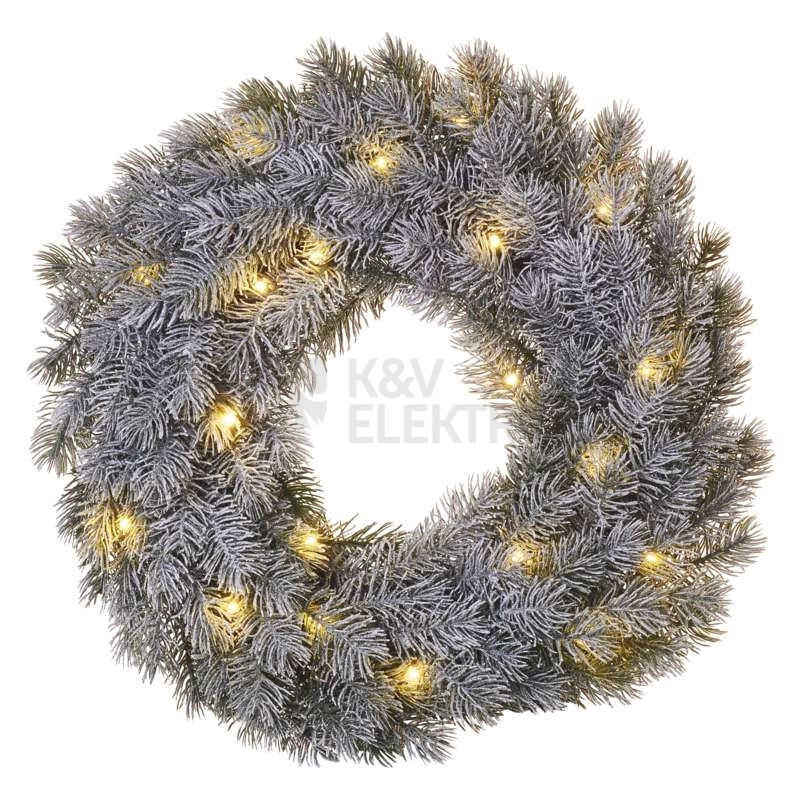 Obrázek produktu LED adventní věnec EMOS DCTW15 2xAA teplá bílá časovač vnitřní použití 0