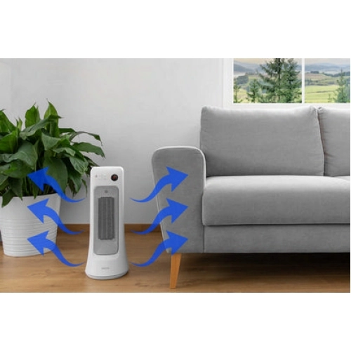 Teplovzdušný ventilátor s oscilací a časovačem SENCOR SFH 8019WH 1200/2000W (obrázek 5)