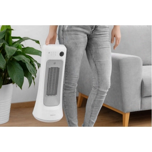 Teplovzdušný ventilátor s oscilací a časovačem SENCOR SFH 8019WH 1200/2000W (obrázek 9)