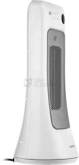 Obrázek produktu  Teplovzdušný ventilátor s oscilací a časovačem SENCOR SFH 8019WH 1200/2000W 19