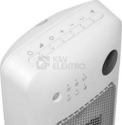 Obrázek produktu  Teplovzdušný ventilátor s oscilací a časovačem SENCOR SFH 8019WH 1200/2000W 23