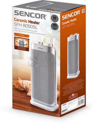 Obrázek produktu Teplovzdušný ventilátor s oscilací SENCOR SFH 8050SL 1000/2000W 10