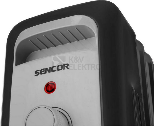 Obrázek produktu Olejový radiátor SENCOR SOH 3307BK 600/900/1500W 3