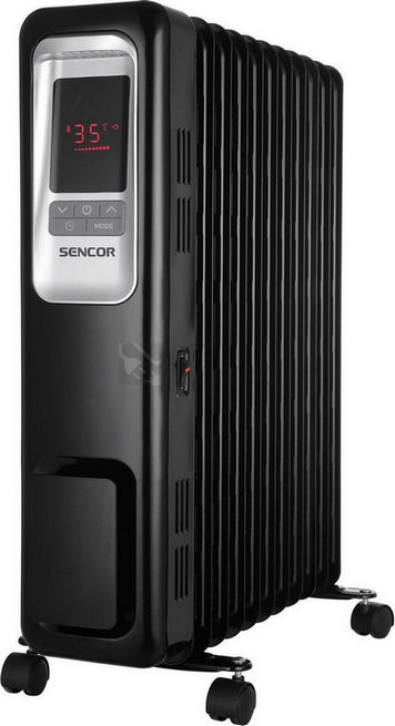 Obrázek produktu  Olejový radiátor s časovačem SENCOR SOH 6111BK 1000/1300/2300W 0