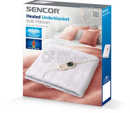 Obrázek produktu Elektrická vyhřívací podložka SENCOR SUB 1700WH 150x80 cm 5