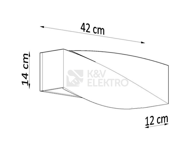 Obrázek produktu Nástěnné keramické svítidlo SOLLUX Sigma E27 1x60W bez zdroje SL.0003 5