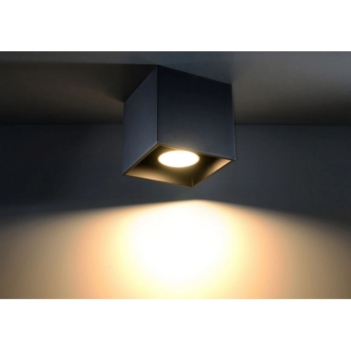 Stropní svítidlo SOLLUX Quad 1 GU10 1x40W bez zdroje SL.0022 černá (obrázek 3)