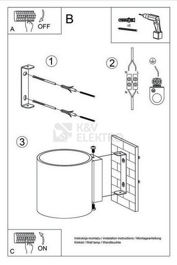 Obrázek produktu Nástěnné svítidlo SOLLUX Orbis 1 G9 1x40W bez zdroje SL.0048 černá 8