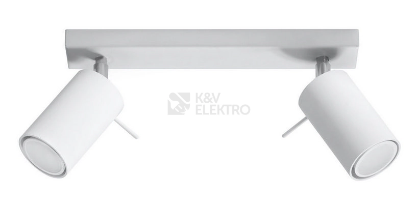 Obrázek produktu Bodové svítidlo SOLLUX Ring 2 GU10 2x40W bez zdroje SL.0088 bílá 0
