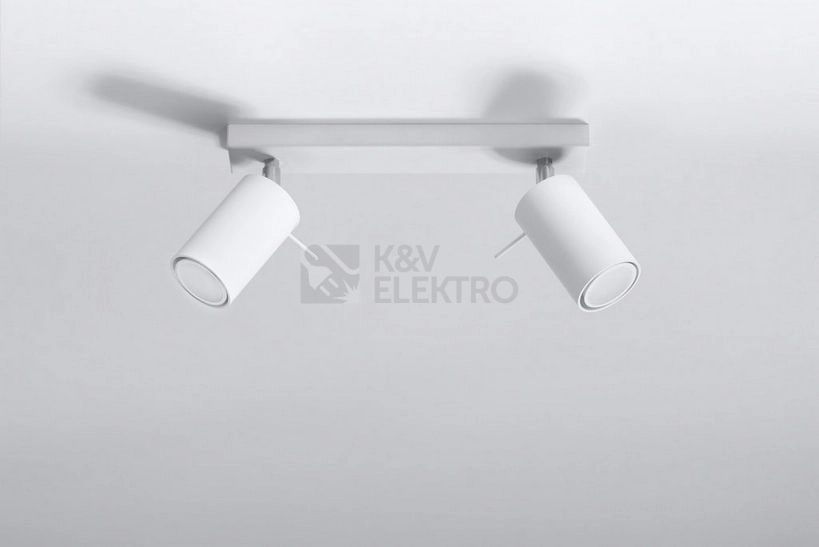 Obrázek produktu Bodové svítidlo SOLLUX Ring 2 GU10 2x40W bez zdroje SL.0088 bílá 1