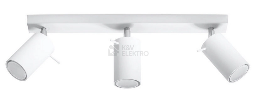 Obrázek produktu Bodové svítidlo SOLLUX Ring 3 GU10 3x40W bez zdroje SL.0089 bílá 0