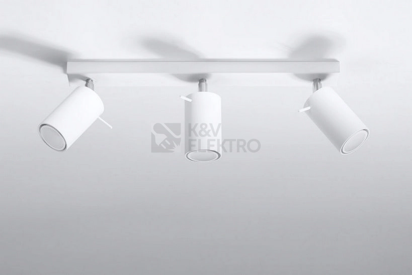 Obrázek produktu Bodové svítidlo SOLLUX Ring 3 GU10 3x40W bez zdroje SL.0089 bílá 1