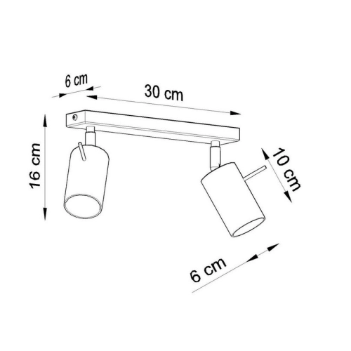 Bodové svítidlo SOLLUX Ring 2 GU10 2x40W bez zdroje SL.0092 černá (obrázek 3)