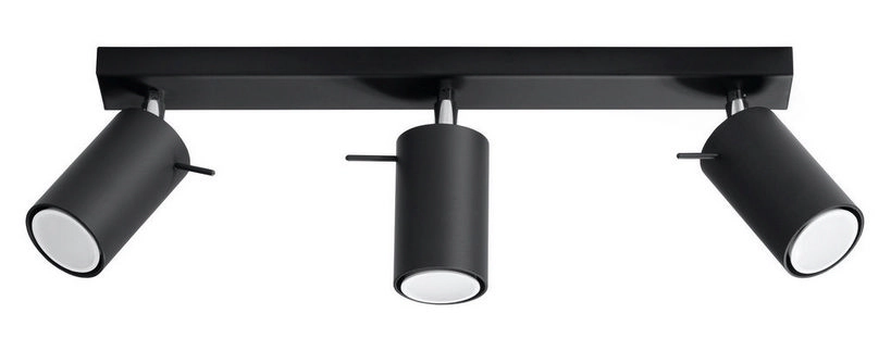 Bodové svítidlo SOLLUX Ring 3 GU10 3x40W bez zdroje SL.0093 černá