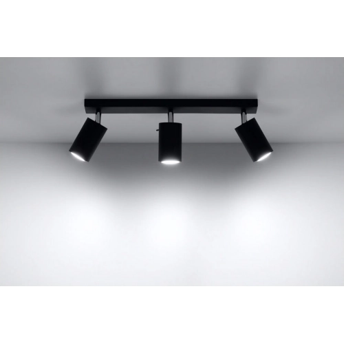 Bodové svítidlo SOLLUX Ring 3 GU10 3x40W bez zdroje SL.0093 černá (obrázek 2)