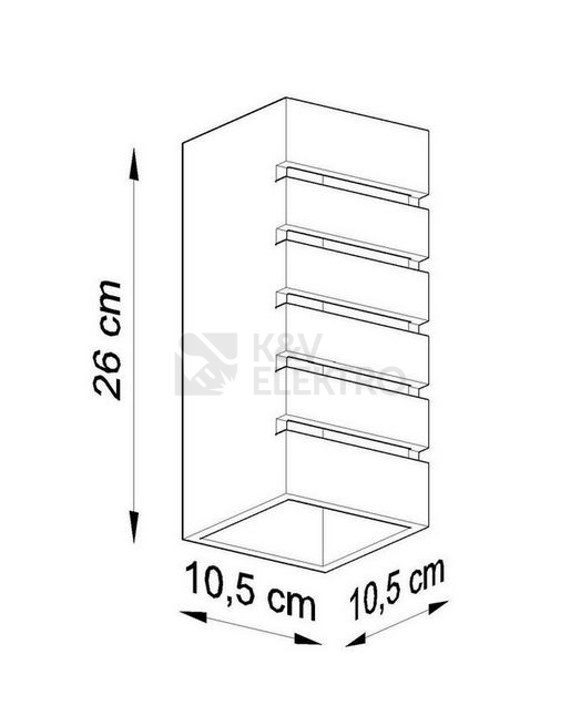 Obrázek produktu Nástěnné keramické svítidlo SOLLUX Samir E27 1x60W bez zdroje SL.0161 4