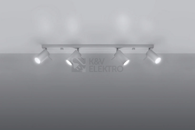 Obrázek produktu Bodové svítidlo SOLLUX Ring 4l GU10 4x40W bez zdroje SL.0331 bílá 2