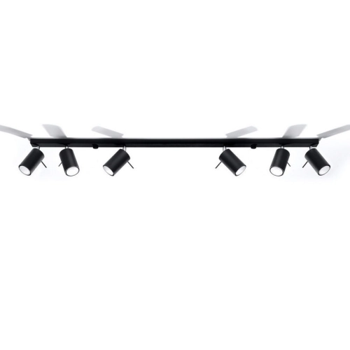 Bodové svítidlo SOLLUX Ring 6l GU10 6x40W bez zdroje SL.0334 černá (obrázek 4)