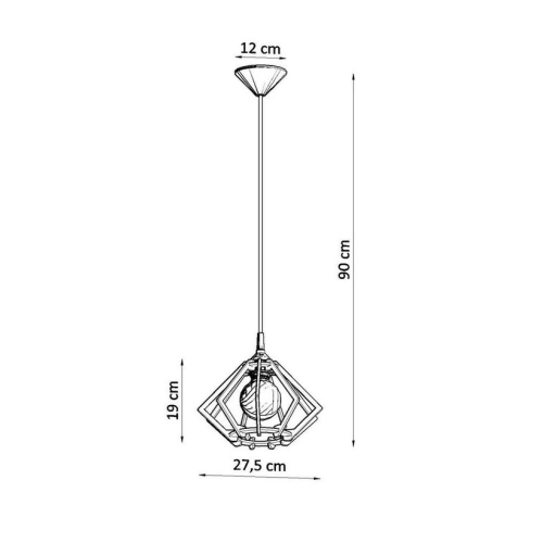 Lustr SOLLUX Pompelmo E27 1x60W bez zdroje SL.0393 (obrázek 4)