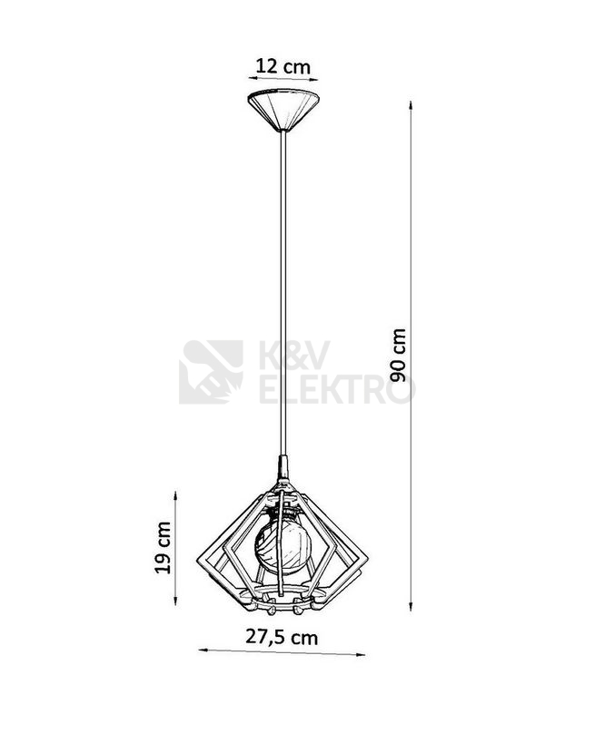 Obrázek produktu Lustr SOLLUX Pompelmo E27 1x60W bez zdroje SL.0393 3