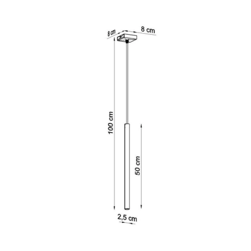 Lustr SOLLUX Pastelo 1 G9 1x40W bez zdroje SL.0469 černá (obrázek 9)