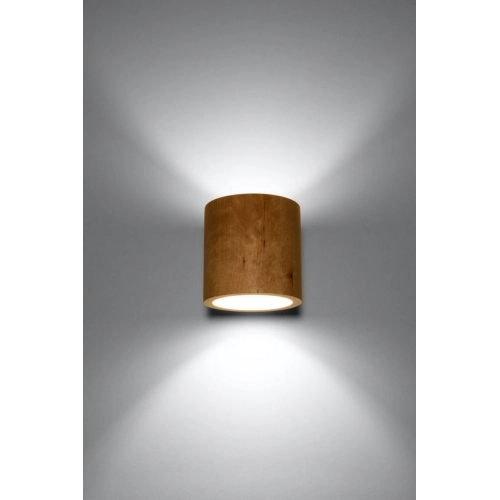 Nástěnné svítidlo SOLLUX Orbis G9 1x40W bez zdroje SL.0490 přírodní dřevo (obrázek 8)