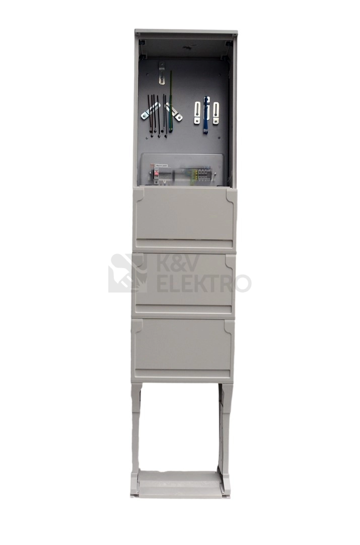 Obrázek produktu Elektroměrový rozvaděč ESTA ER 212/NKP7P-E S3/4 EKO 030190 stoják šedý pro ČEZ 1