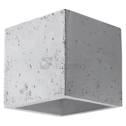 Nástěnné svítidlo SOLLUX Quad G9 1x40W bez zdroje SL.0487 beton