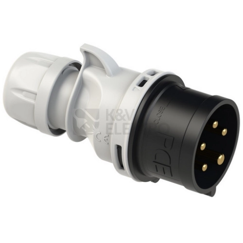 Vidlice PCE 015-7 16A/5P/500V IP44 černá