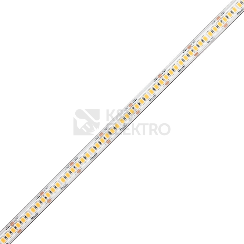 Obrázek produktu LED pásek McLED 24V neutrální bílá CRI90 š=10mm IP67 6W/m 240LED/m SMD2835 ML-126.033.90.2 2