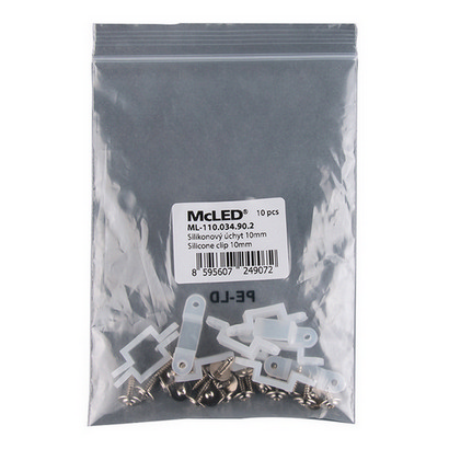 Silikonový úchyt pro 10mm LED pásky IP67 McLED ML-110.034.90.2