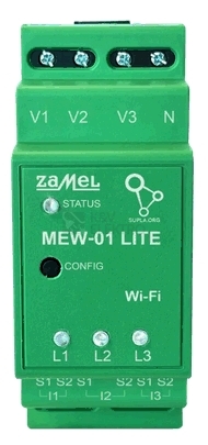 Obrázek produktu  WiFi měřič a monitor spotřeby elektrické energie Zamel MEW-01 0