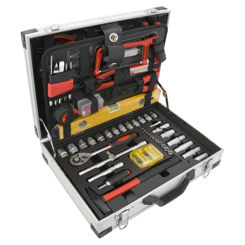 139dílní sada nářadí Compass ALU PROFI 09458