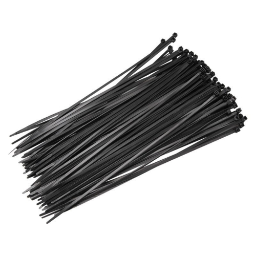 Levně Stahovací pásky černé VPC 2,5x200 (100ks)