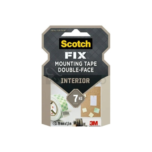  3M Scotch silná oboustranná montážní lepící páska 19mm x 1,5m