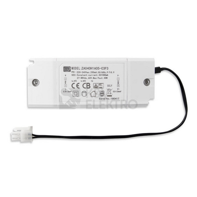 Obrázek produktu  LED driver 40W 1050mA ke svítidlům McLED Office ML-419.048.32.0 0