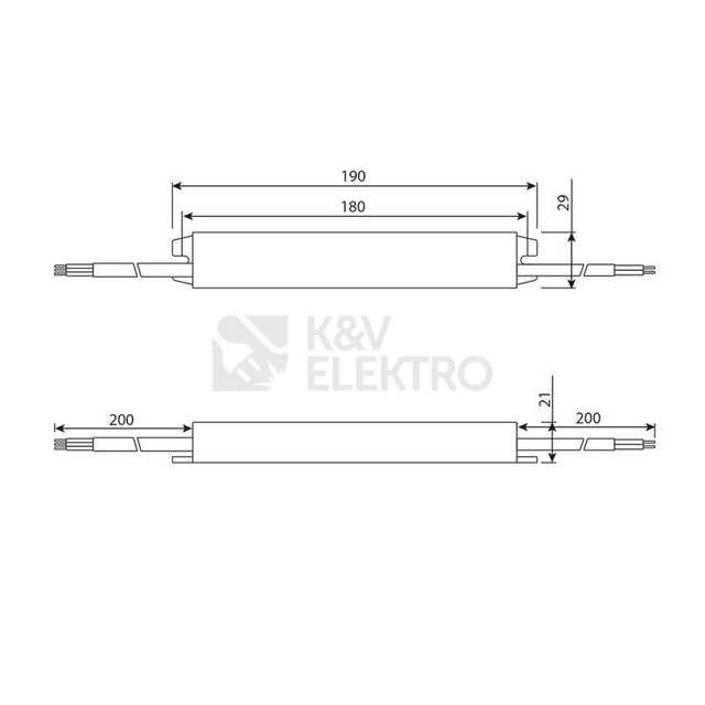 Obrázek produktu  LED napájecí zdroj McLED 12VDC 3,75A 45W ML-732.099.45.0 3