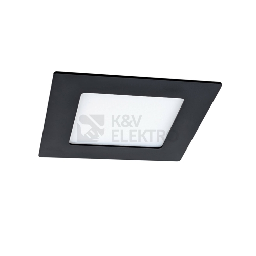 Vestavné svítidlo Greenlux LED30 VEGA-S BLACK 6W WW GXDW353 118x118mm 2800K IP44