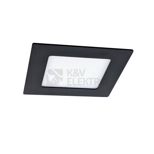  Vestavné svítidlo Greenlux LED30 VEGA-S BLACK 6W WW GXDW353 118x118mm 2800K IP44