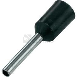 Obrázek produktu Lisovací dutinky černé DI 6-18 průřez 6mm2 délka 18mm (100ks) 0