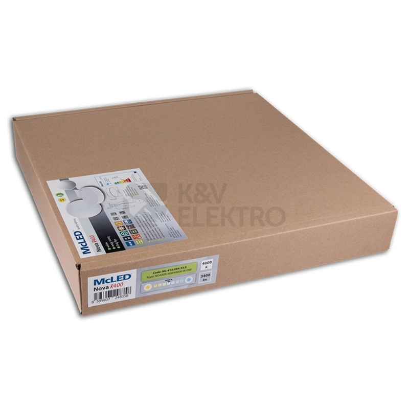 Obrázek produktu LED svítidlo McLED Nova R 400 40W 4000K černá ML-416.094.33.0 6